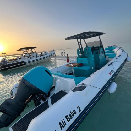 Privates Schnellboot, 4 Stunden zur Insel.